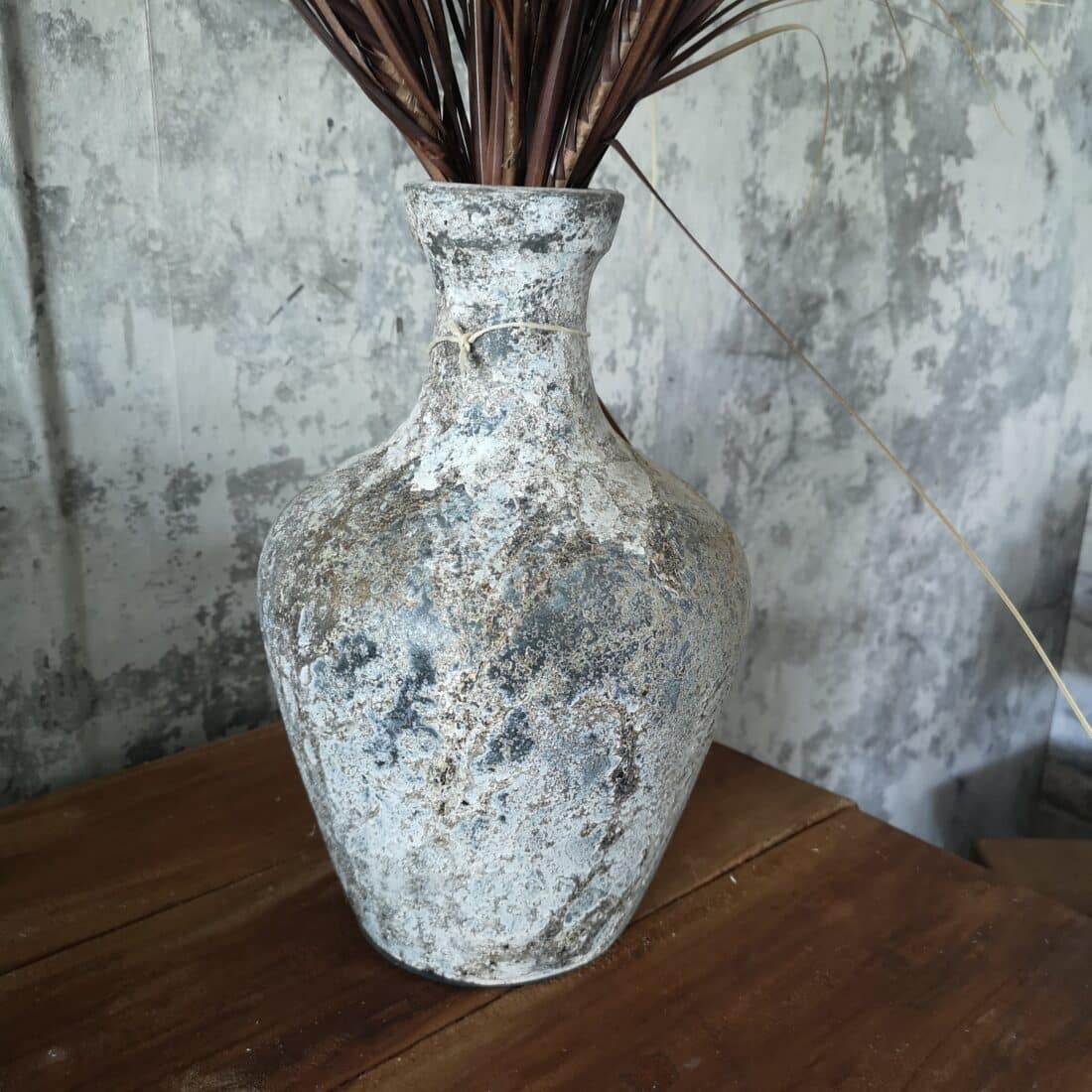 Vaas Aardwerk Grijs Met Smalle Hals Art 24 7706