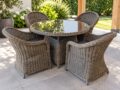 Royal Life Style wicker tuinset met 4 stoelen – showmodel