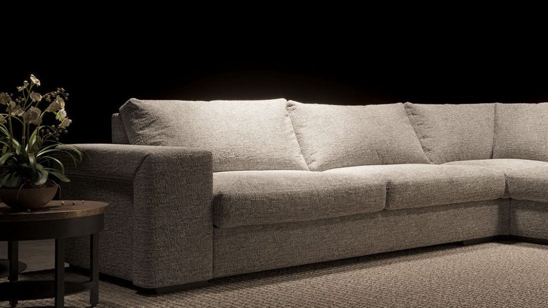 Urbansofa Hoekbank Ailean Stof