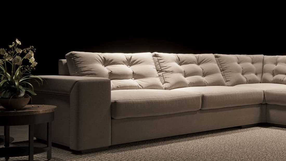 Urbansofa Hoekbank Ailean Stof