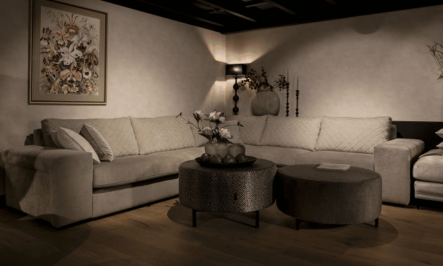 UrbanSofa Hoekbank Ailean stof