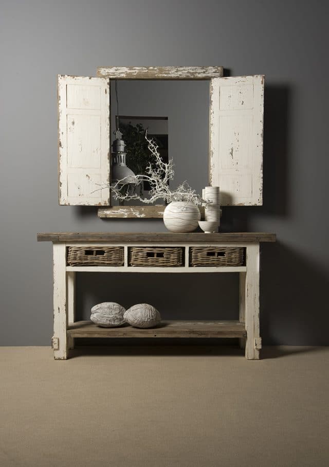 Sidetable Daan 150x40x80 cm oud grenen