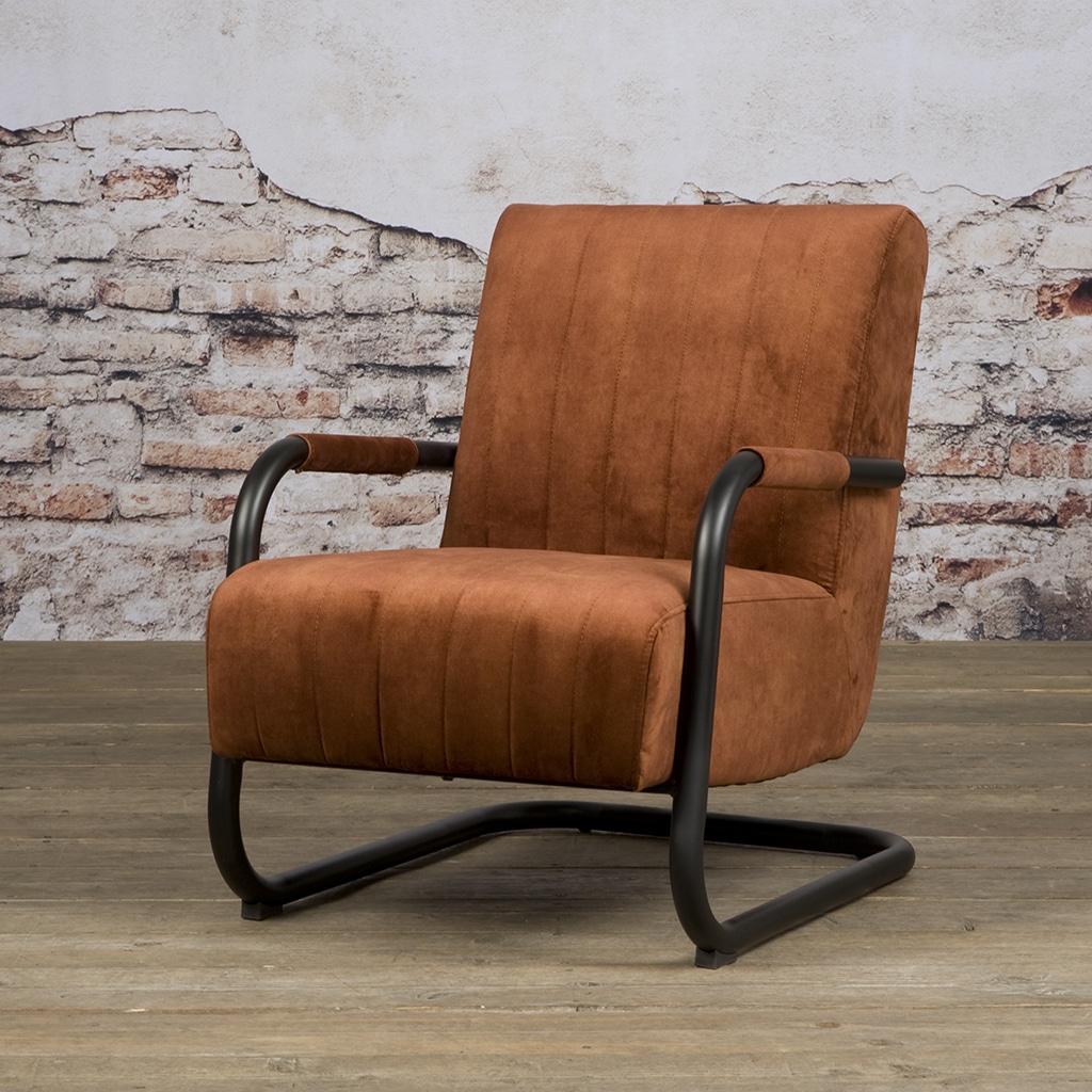 Tower Living fauteuil Riva met arm koper