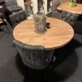 SHOWMODEL set van 3 eetkamerstoelen Orly stof