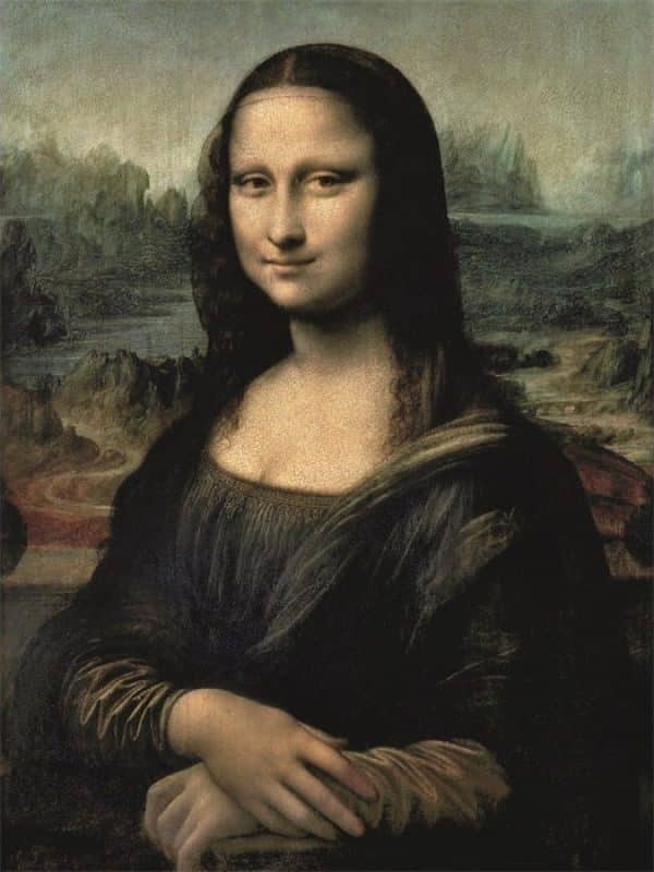 Schilderij Mona Lisa MATDIB251 AluArt