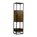 Boekenkast Boaz 50x45x200 cm mangohout