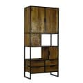 Vakkenkast Boaz 90x45x200 cm cm mangohout