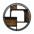Wandrek Boaz 75x16x75 cm mangohout