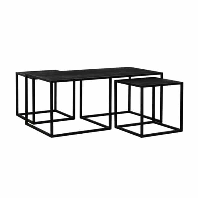 Salontafel set van 3 Bob mangohout