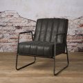 Fauteuil Santo Antraciet stof