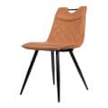Eetkamerstoel Enzo cognac pu leer