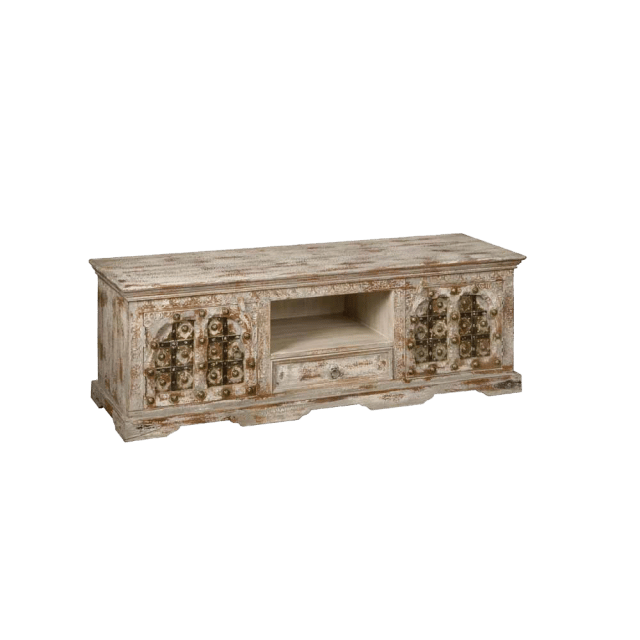 Tv meubel Istrana 145x45x50 cm mangohout