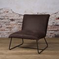 Fauteuil Vilar Bruin stof
