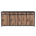 Dressoir Raw 200x35x90 cm teak