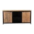 Dressoir Cod naturel met 2 deuren 180x40x85 cm mangohout