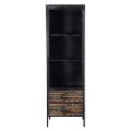 Vitrinekast Malibu 60x40x190 cm mangohout