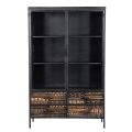 Vitrinekast Malibu 120x40x190 cm mangohout