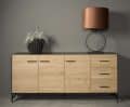 Dressoir Lido 200x45x90 cm eiken