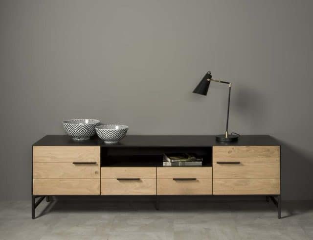 Tv meubel Lido 190x55x45 cm eiken