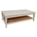 Salontafel Vincenza 135x75x42 cm mangohout