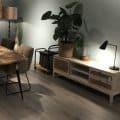 Tv meubel Vincenza 160x45x55 cm mangohout