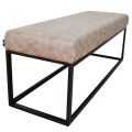 Halbank Couchy 121 cm taupe kunstleer