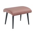Voetenbankje Benno roze stof velvet