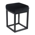 Kruk Brucy zwart stof velvet