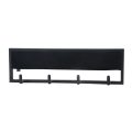 Wandkapstok Coaty 60 cm zwart stof velvet