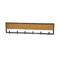 Wandkapstok Coaty 80 cm okergeel stof velvet