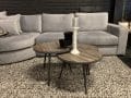 Salontafel set van 3 Turi grijs teak