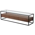 Tv meubel Baily 150x40x40 cm walnoothout