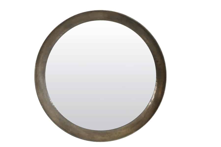 7300623 - Spiegel Ø120x8,5 cm SPIRIT antiek brons