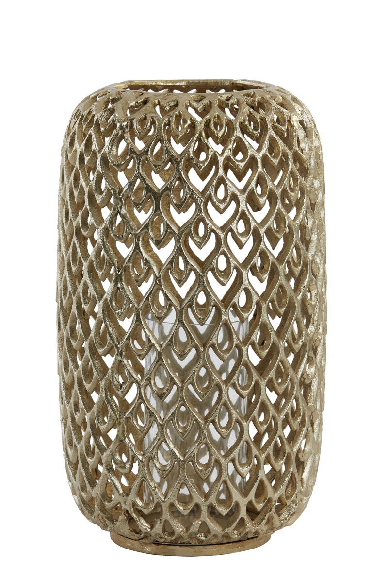 Windlicht Ø28x48 cm SINALA antiek goud
