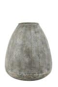 Windlicht Ø41x46 cm LAVELLO antiek goud-wit