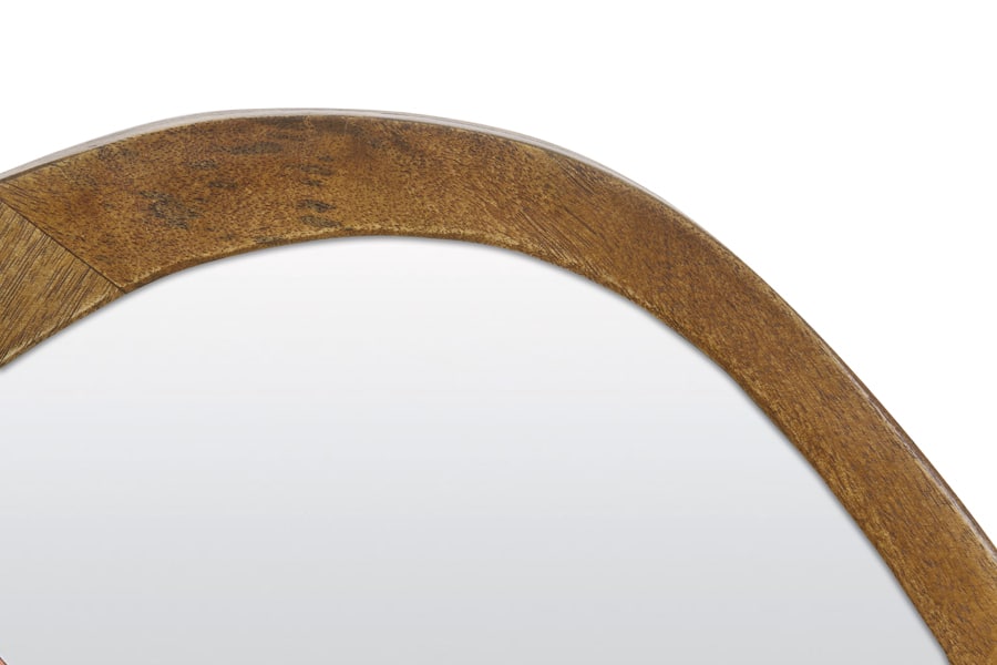 detailfoto rand 7311184 - Spiegel 120x5x80 cm SONORA hout olie bruin