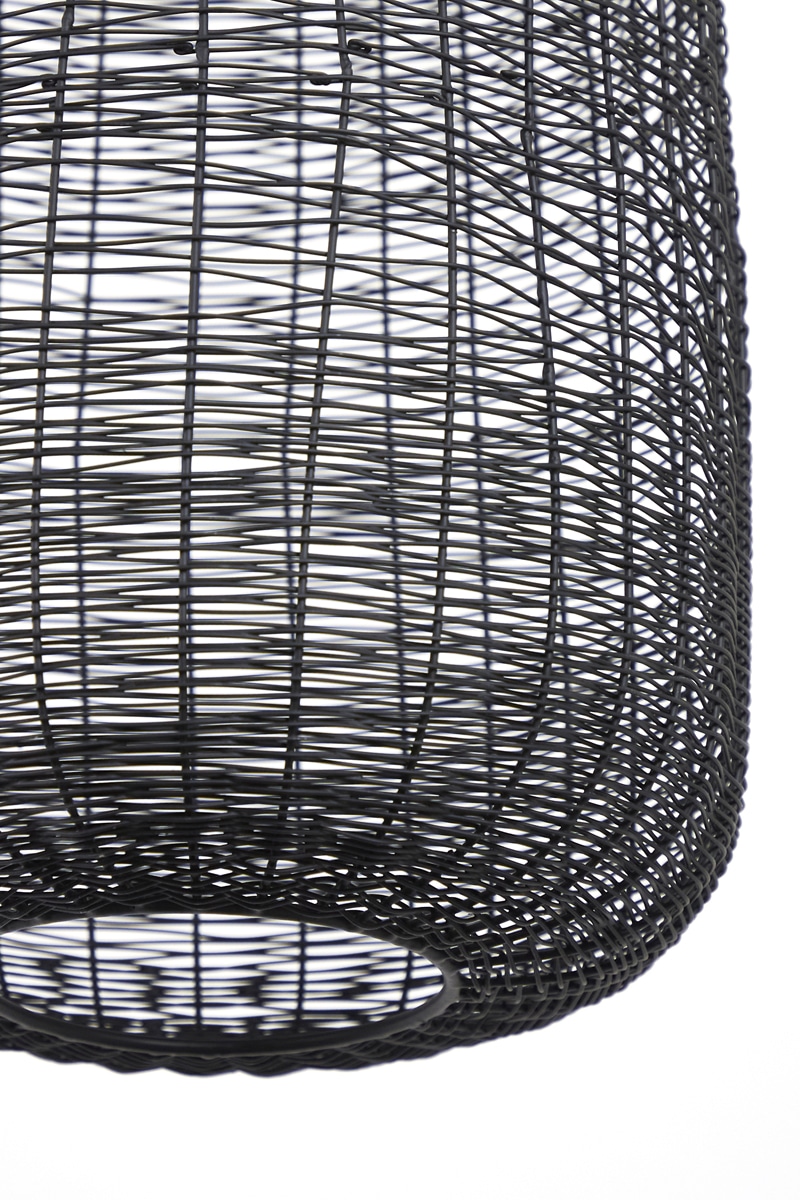 Hanglamp 3L 100x22x55 cm Lekang mat zwart