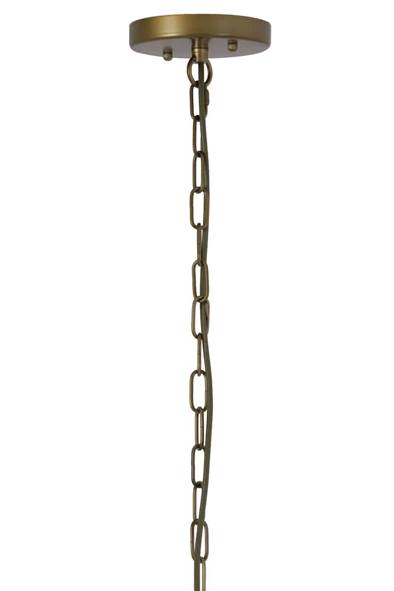 Hanglamp Ø50x53 cm LENNOX brons+glas