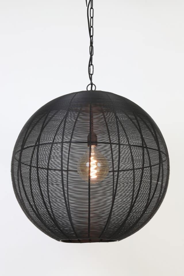 Hanglamp Ø60x63 cm Amarah mat zwart
