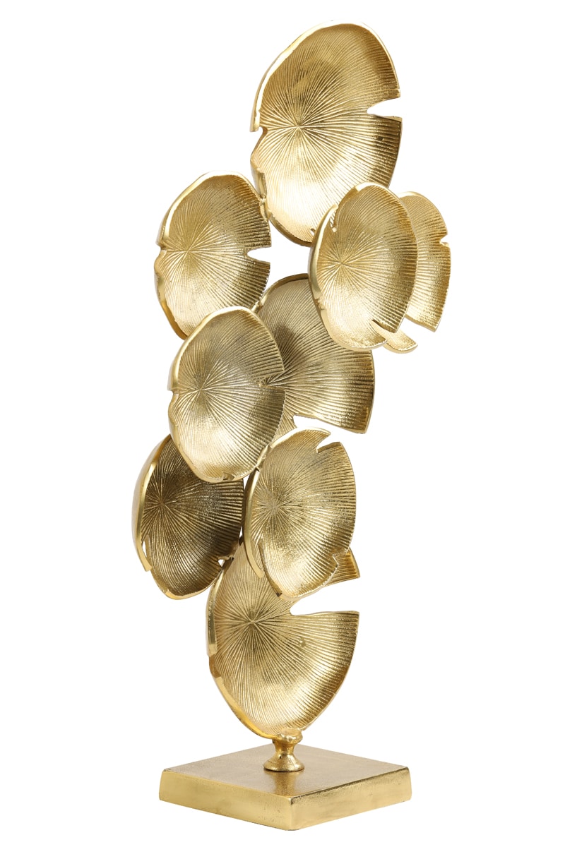 Ornament op voet 42x14,5x62 cm Babine goud