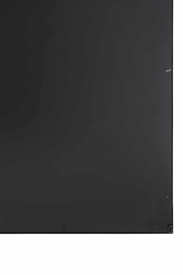 Spiegel 77x3x183 cm Rincon helder glas+mat zwart
