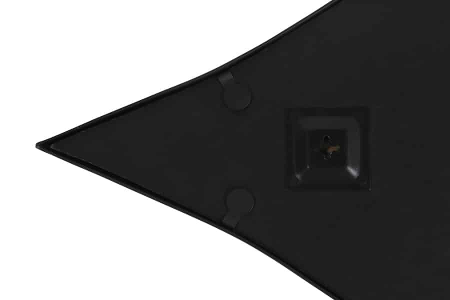 Spiegel 88,5x2x41,5 cm Obika mat zwart