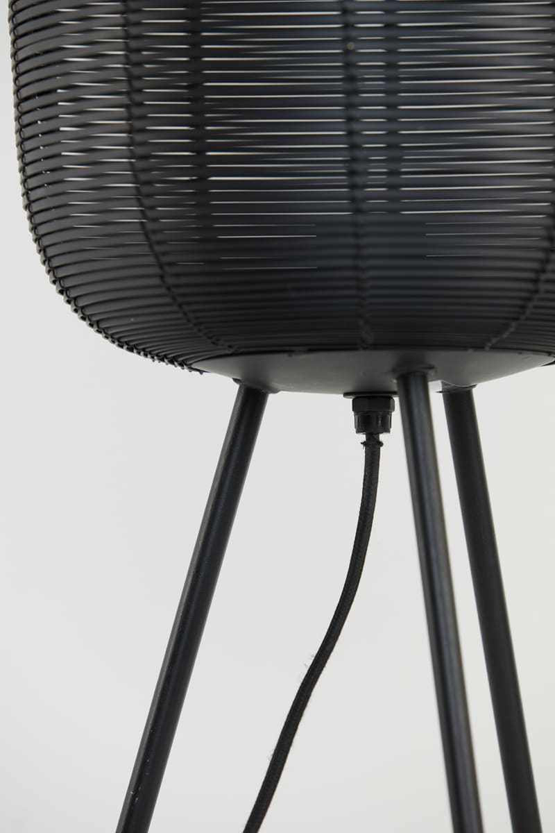 Tafellamp Ø21x55 cm Tomek mat zwart
