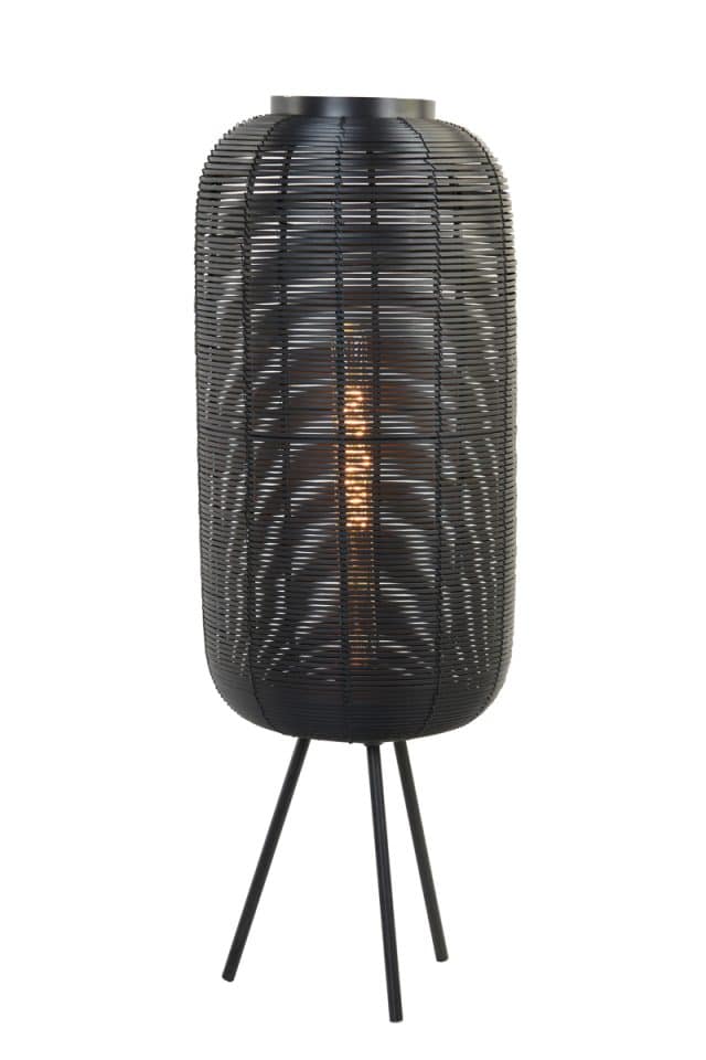 Tafellamp Ø25x70 cm Tomek mat zwart