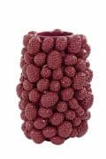 Vaas 29,5x29,5x41 cm Pinecone keramiek paars