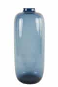 Vaas Ø30x70 cm Keira glas marine blauw