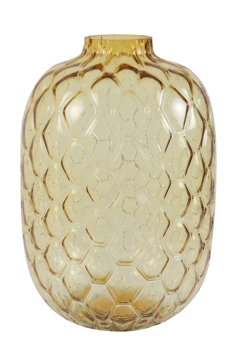 Vaas Ø34x50 cm Carino glas amber