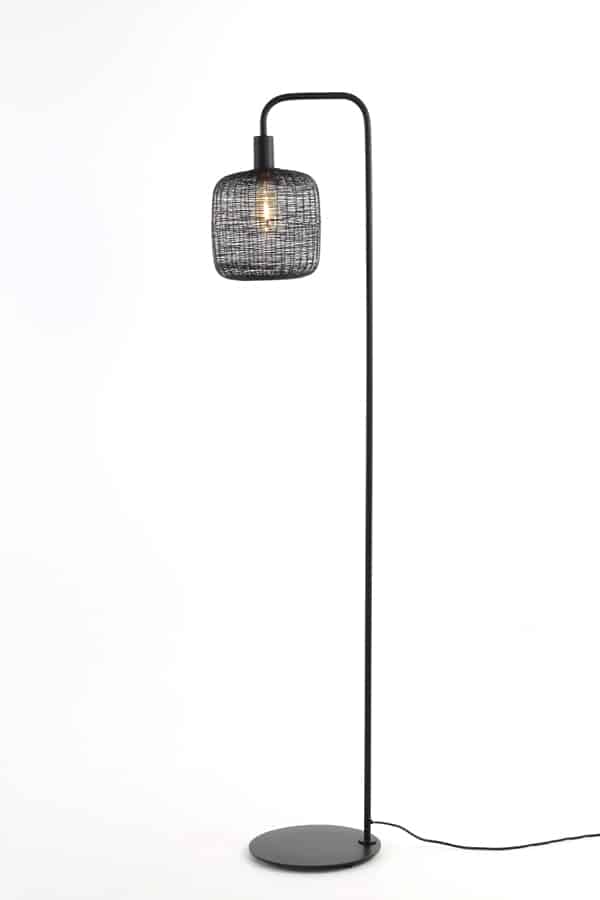 Vloerlamp 32x27x155 cm Lekang mat zwart