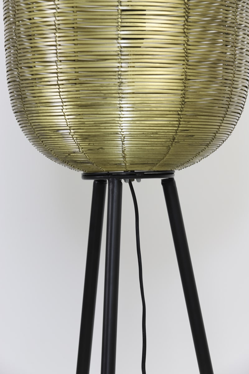Vloerlamp driepoot Ø36x152 cm Tomek antiek brons