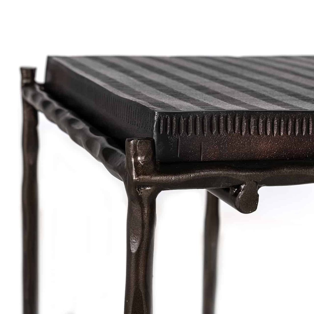 Richmond Interiors Sofa Tafel Ventana 58x38x61 Cm Aluminium